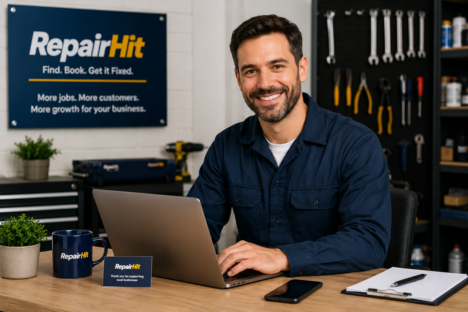 Claim your business on RepairHit