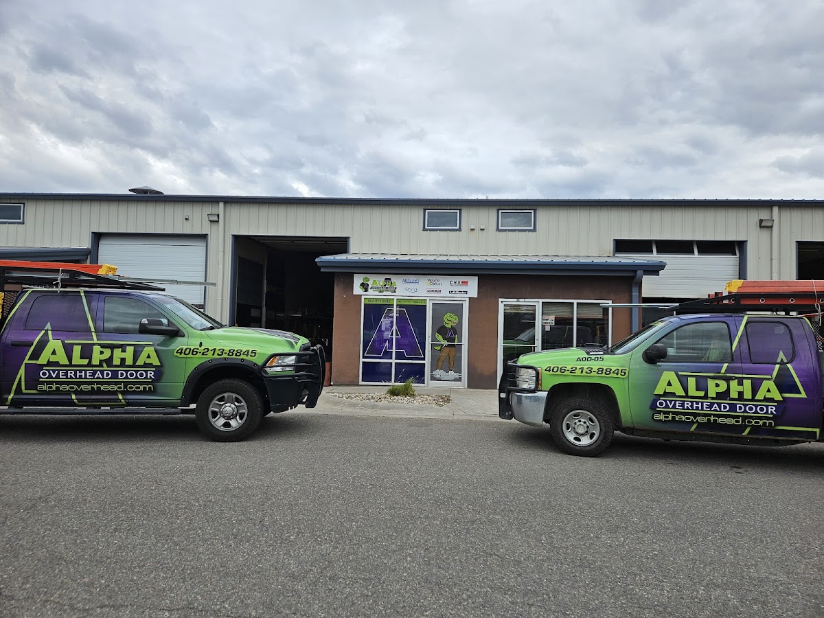 Business photo for Alpha Overhead Door, Inc. in Missoula, MT