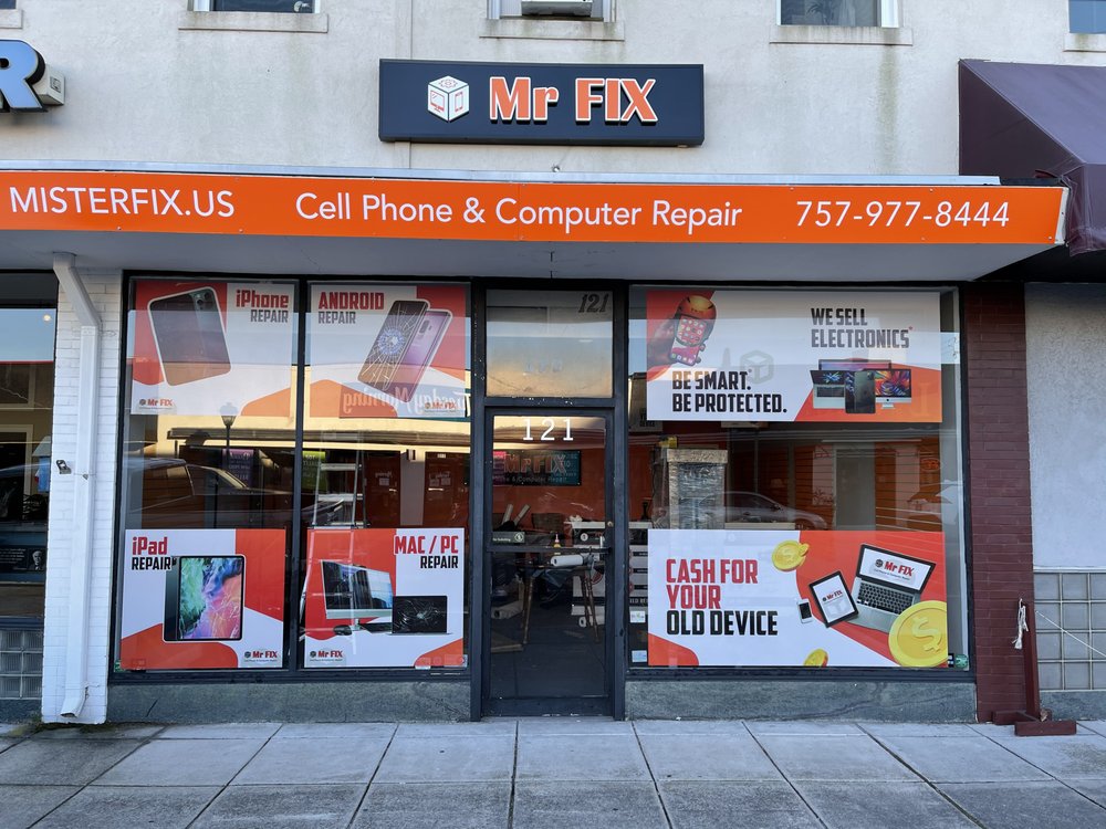 Business photo for Mr Fix – Phones, Computers, & More in Hampton, VA