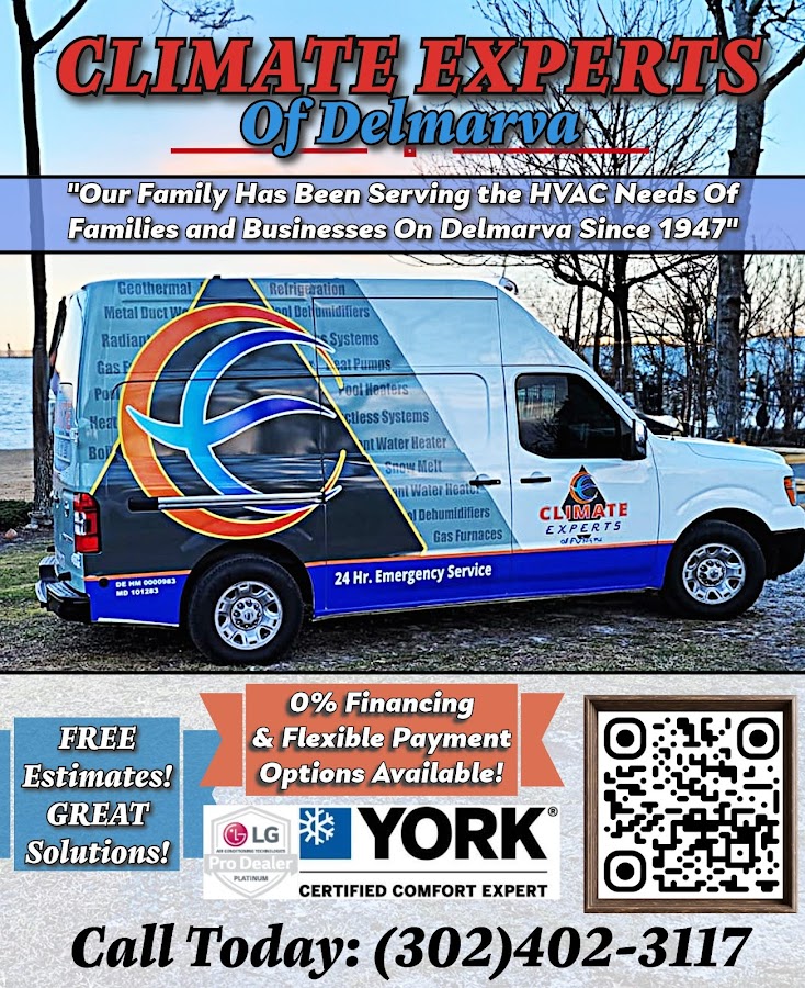Business photo for The Climate Experts of Delmarva in Ocean View, DE
