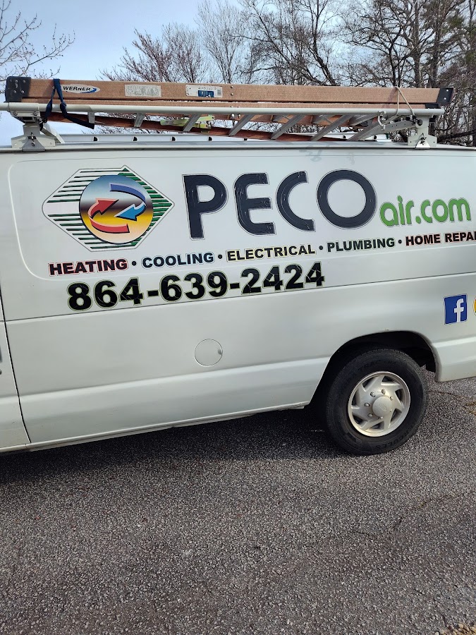 Business photo for PECO Heating & Cooling in Central, SC