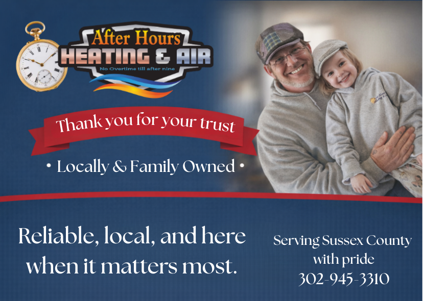 Business photo for After Hours Heating and Air in Millsboro, DE