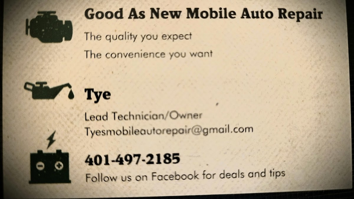 Good as New Mobile Auto Repair Oil Change Service photo