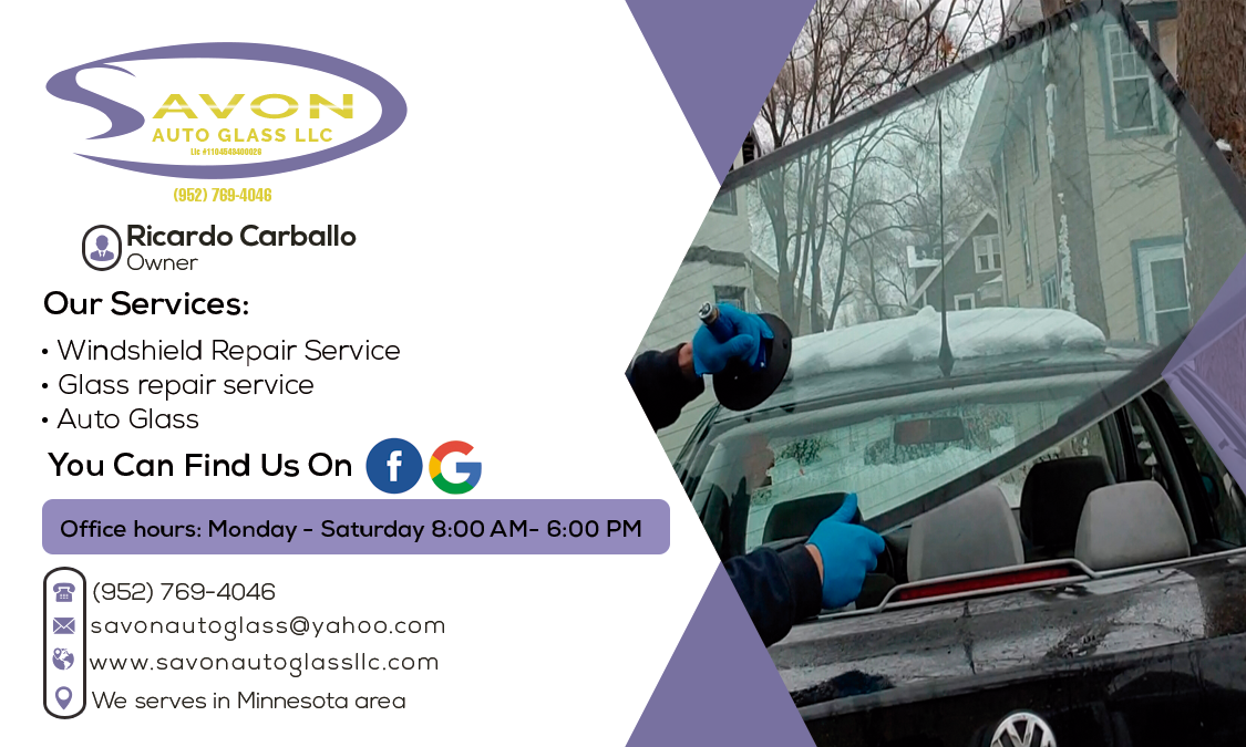 Savon Auto Glass LLC, Fast Auto Glass in Minnesota,Cheap Windshield Installation,Mobile Glass Replacement in Minnesota Glass Repair Service photo