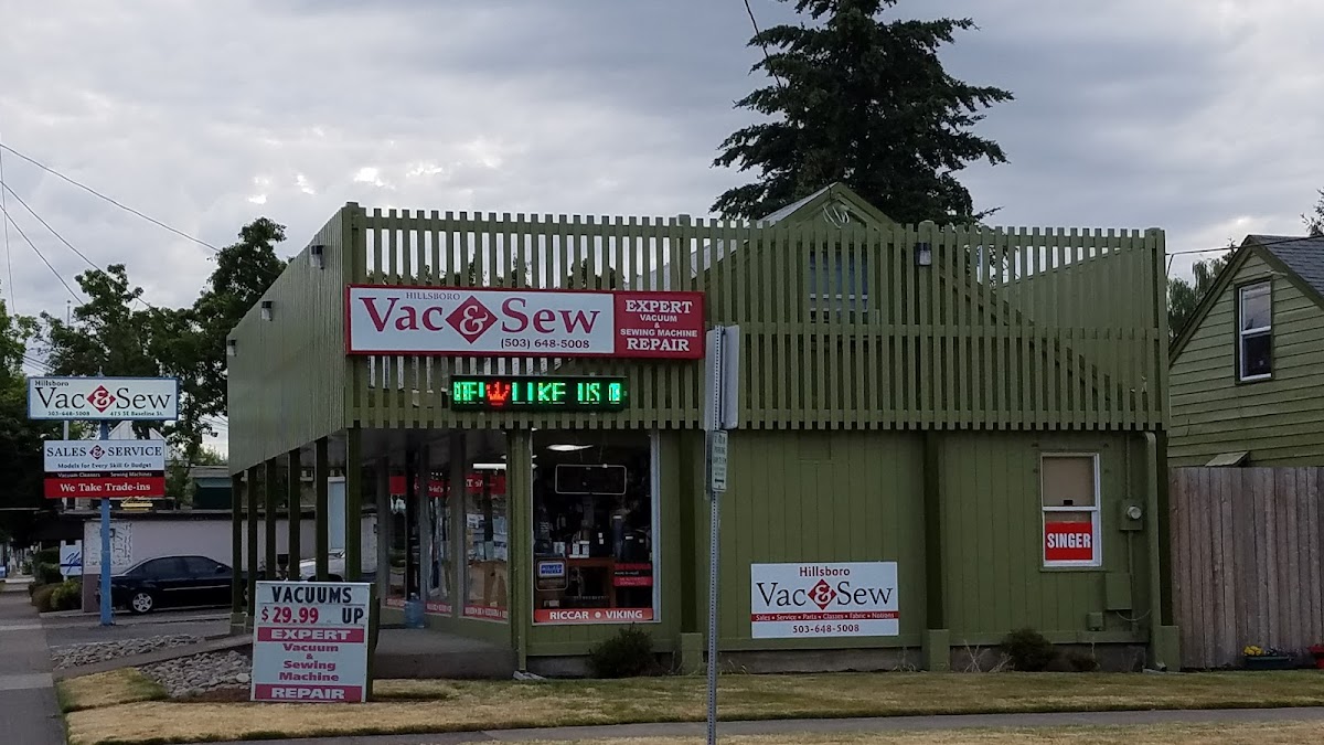 Hillsboro Vac & Sew Vacuum Cleaner Repair Shop photo