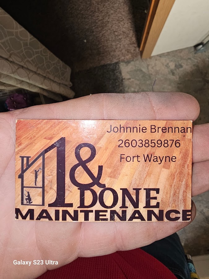 1&Done Maintenance LLC Handyman/ Handywoman/ Handyperson photo