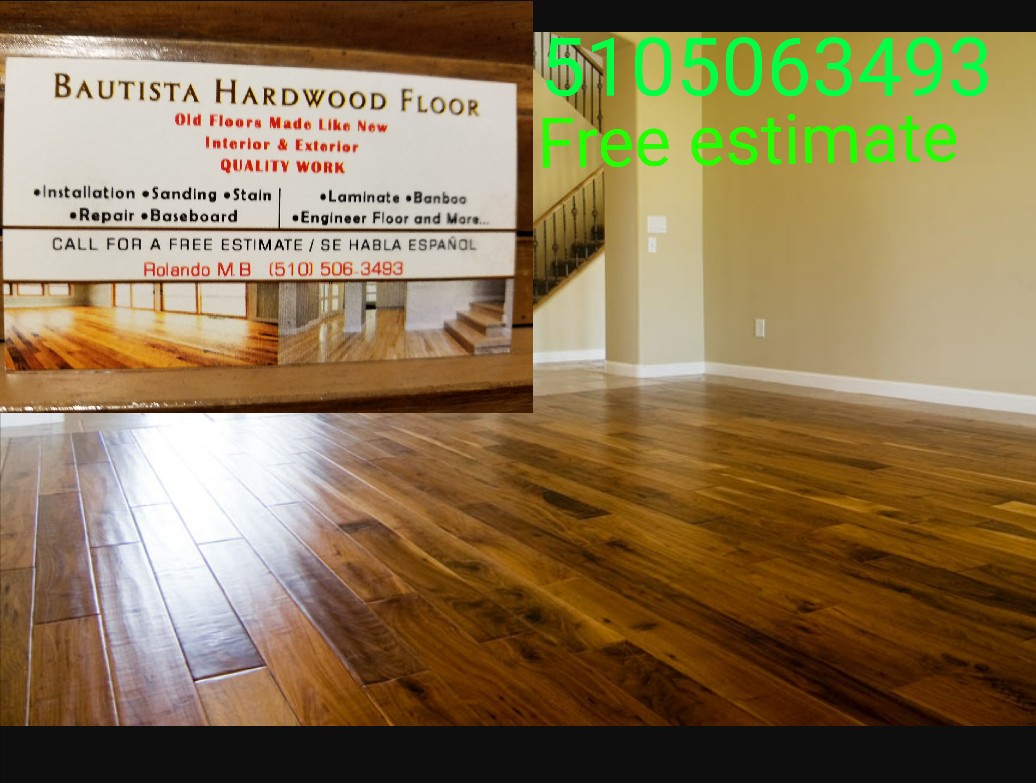 Bautista hardwood floor & home remodeling Wood Floor Refinishing Service photo