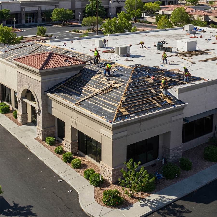 Commercial Roofing Replacement Las Vegas Roofing Contractor photo
