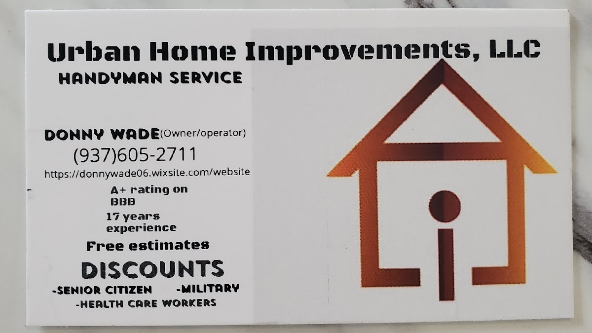 Urban home improvements, LLC Handyman/ Handywoman/ Handyperson photo