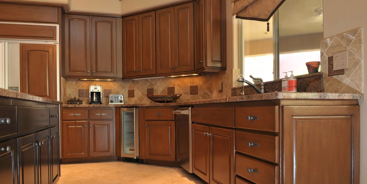 Designer Cabinet Refinishing Kitchen Remodeler photo