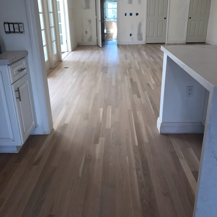 Custom Hardwood Flooring Refinishing Installation photo