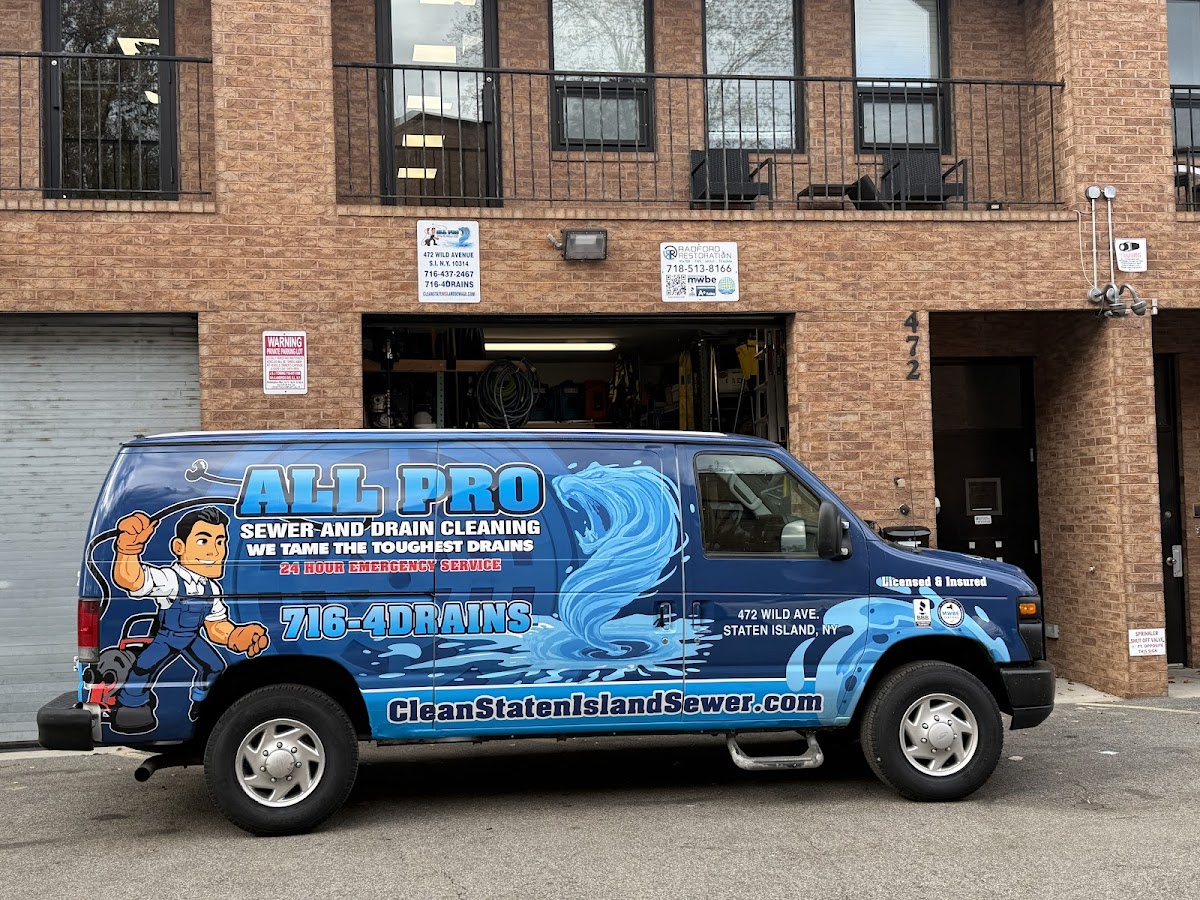 Business photo for All Pro Sewer & Drain Services in Staten Island, NY
