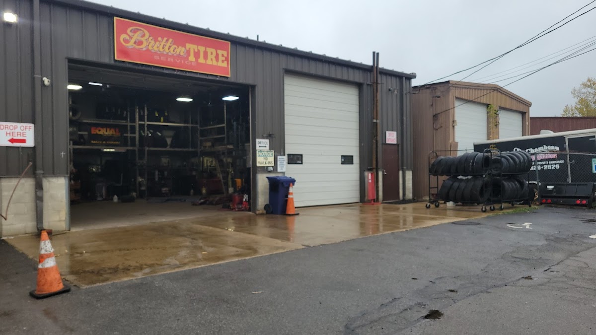 Business photo for Britton Tire Service in Brockton, MA