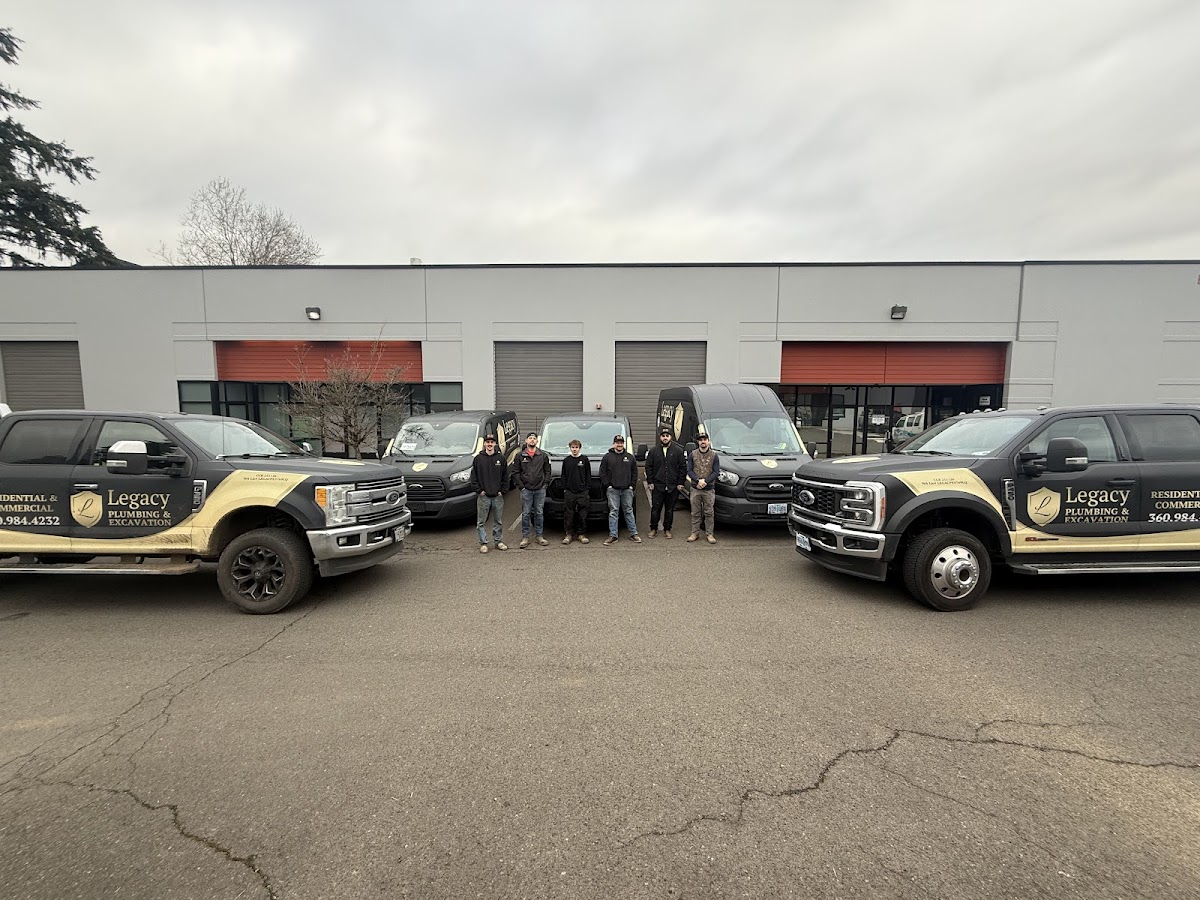 Business photo for Legacy Plumbing & Excavation in Vancouver, WA