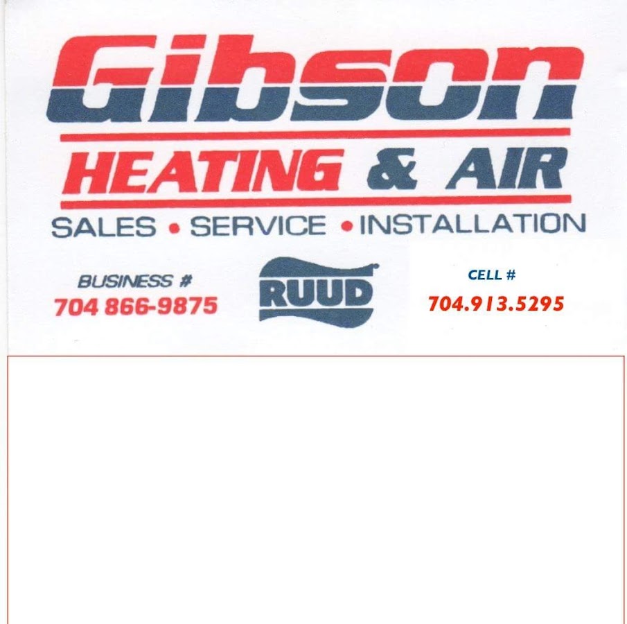 Business photo for Gibson Heating & Air in Gastonia, NC