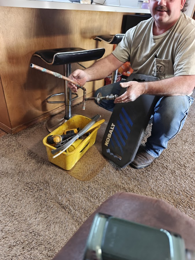 Business photo for SC Plumbing in Atkins, AR