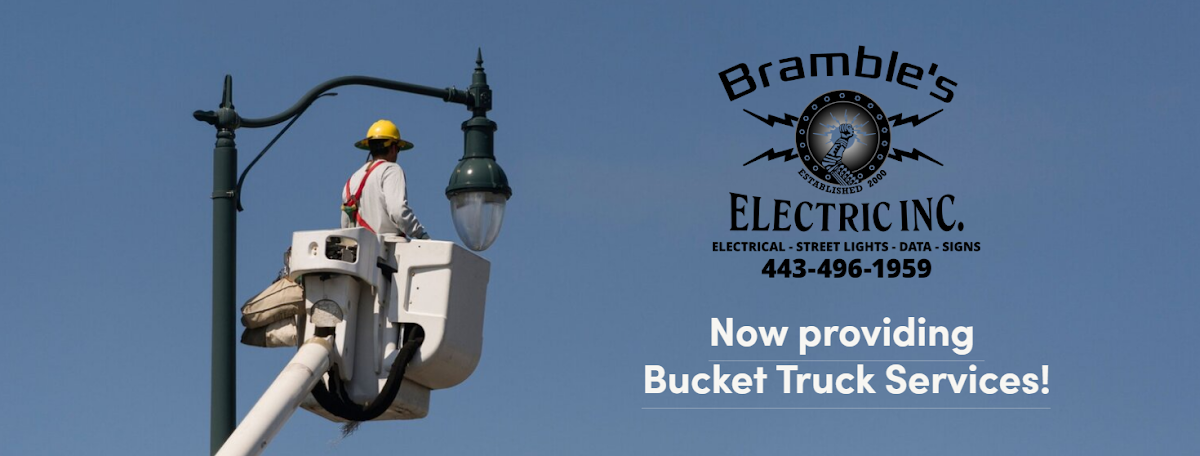 Business photo for Bramble's Electric Inc. in Queen Anne, MD