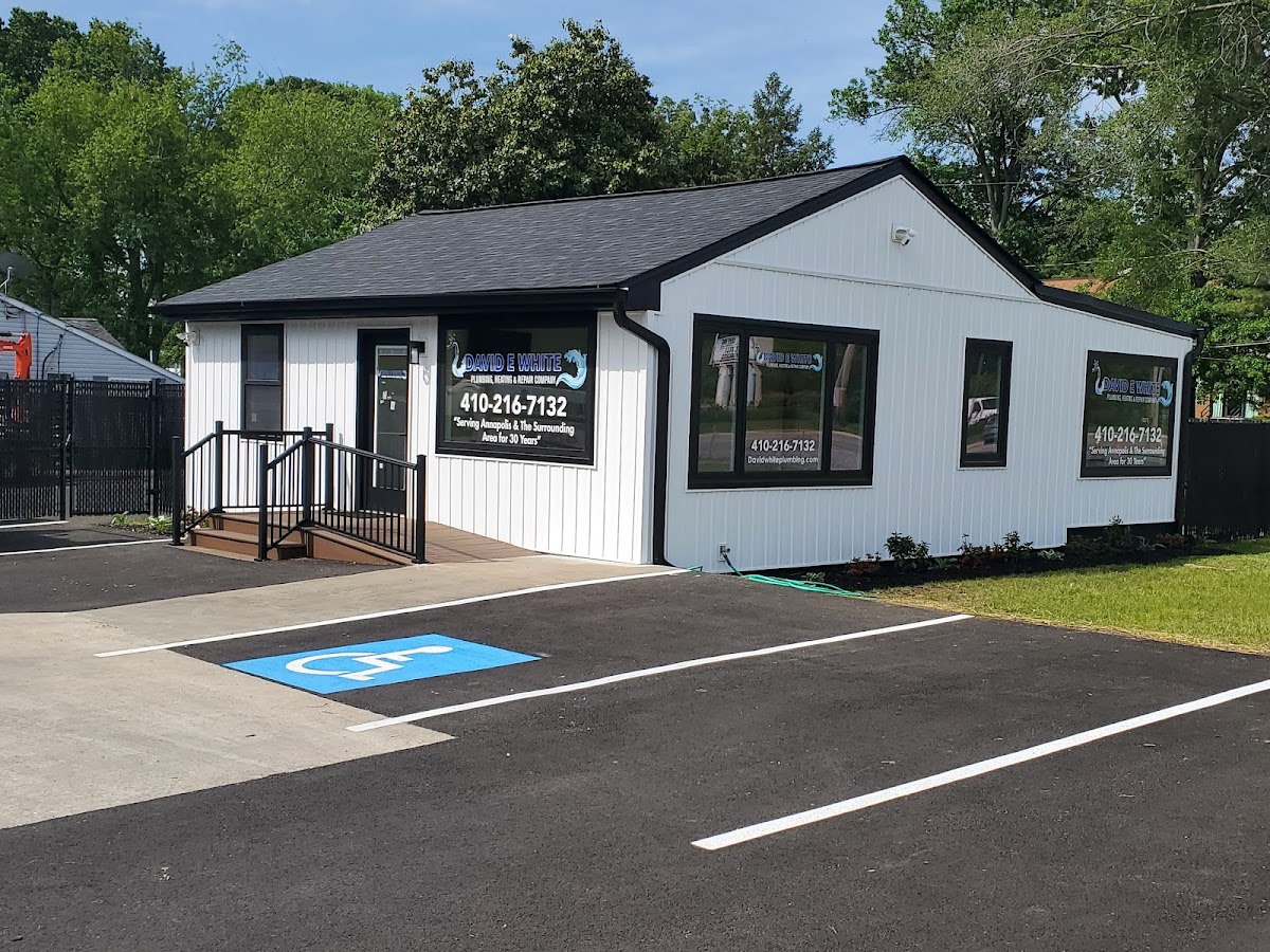 Business photo for David E White's Plumbing, Heating & Repair Company in Annapolis, MD