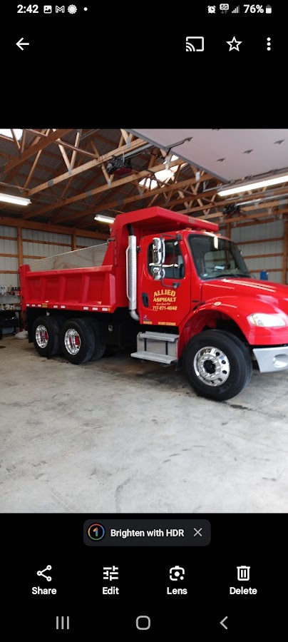 Business photo for Allied Asphalt LLC in East Earl, PA