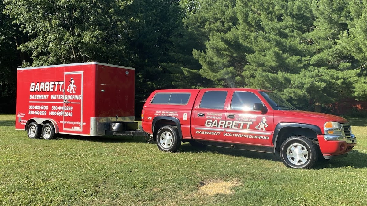 Business photo for Garrett Basement Waterproofing in Norton, OH