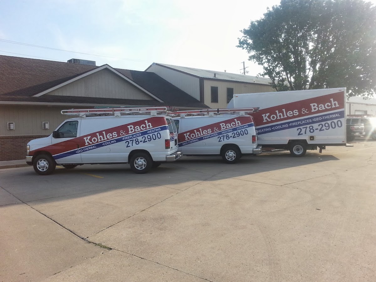 Business photo for Kohles & Bach Heating & Cooling in Johnston, IA