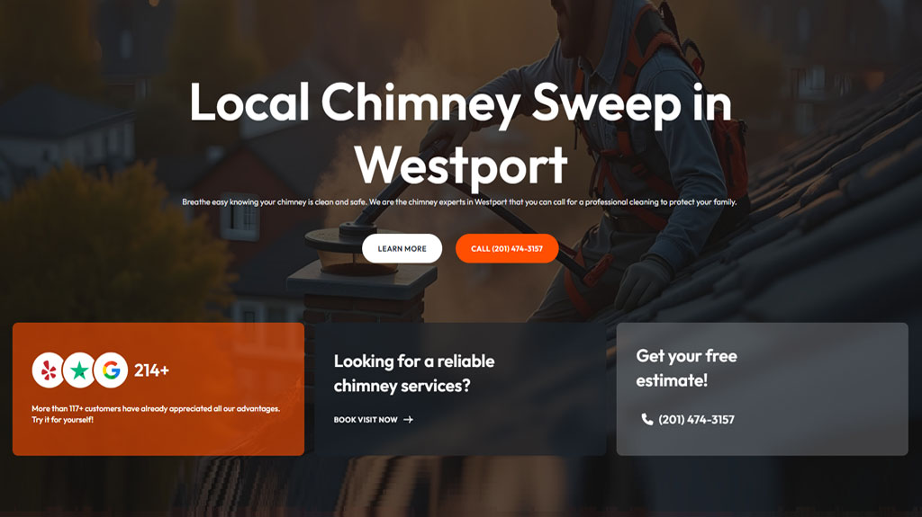 Business photo for Alpha Chimney Sweep in Westport, CT