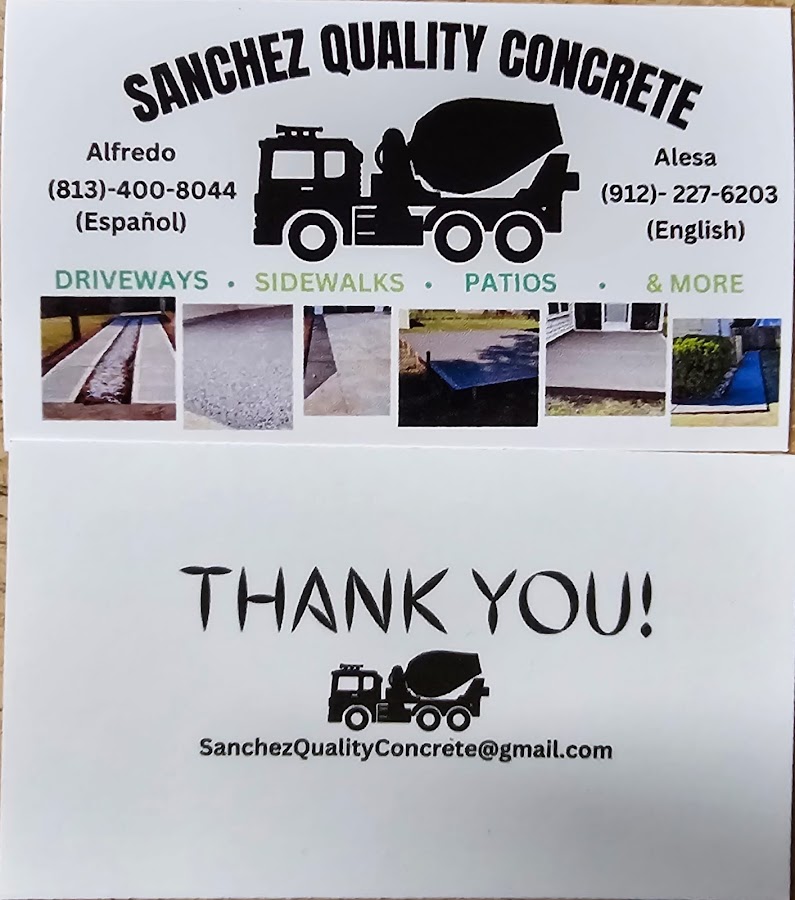 Business photo for Sanchez Quality Concrete LLC. in Savannah, GA