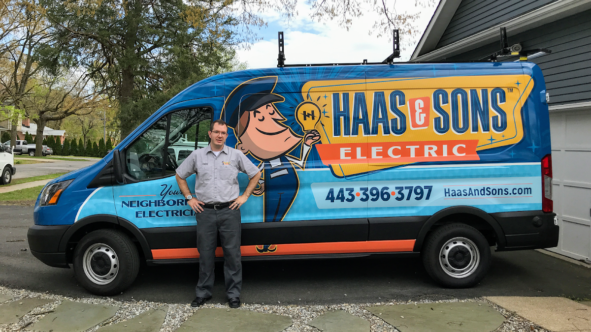 Business photo for Haas & Sons Electric - Electricians in Millersville, MD
