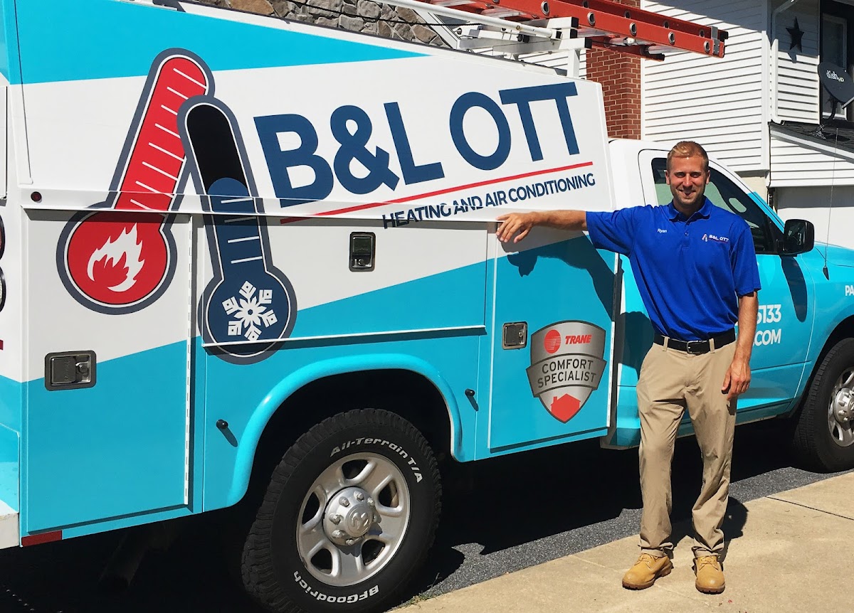 Business photo for B&L Ott Heating & Air Conditioning, LLC. in Reading, PA