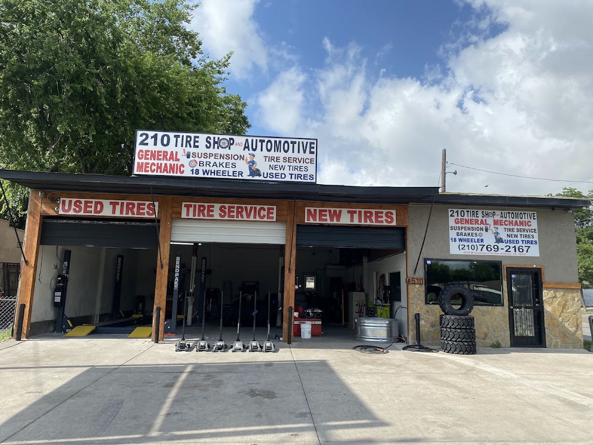 Business photo for 210 Tire Shop in San Antonio, TX