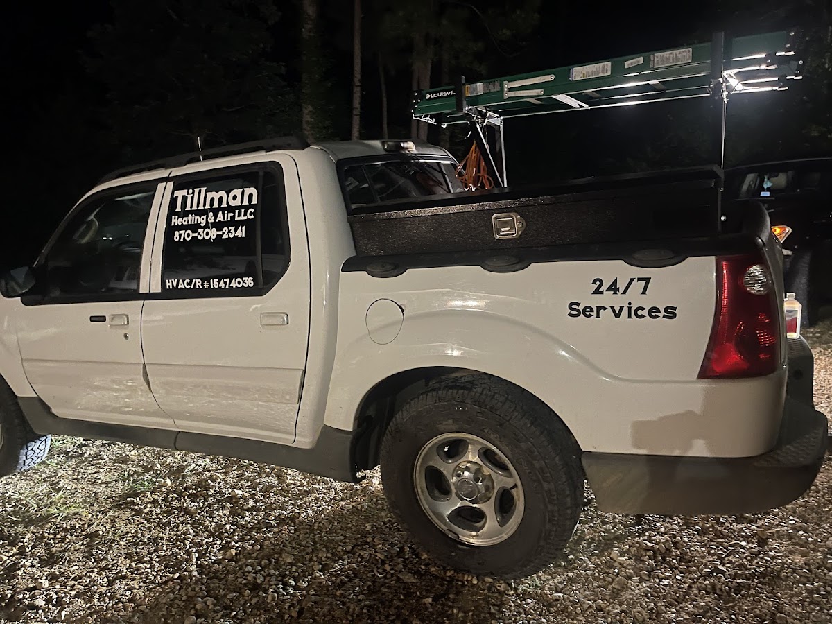 Business photo for Tillman Heating & Air LLC in Monticello, AR
