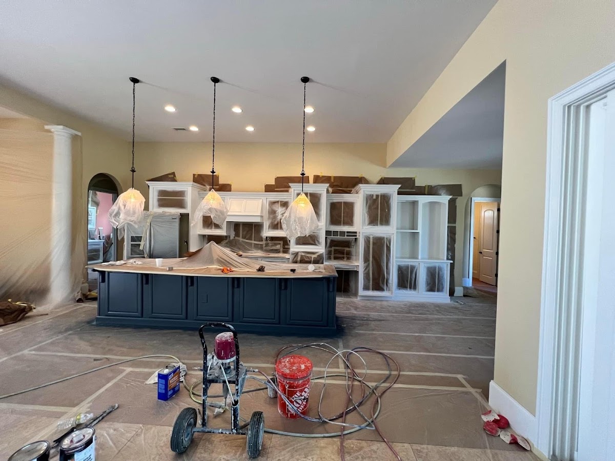 Mansion Interiors Cabinet Refinishing photo