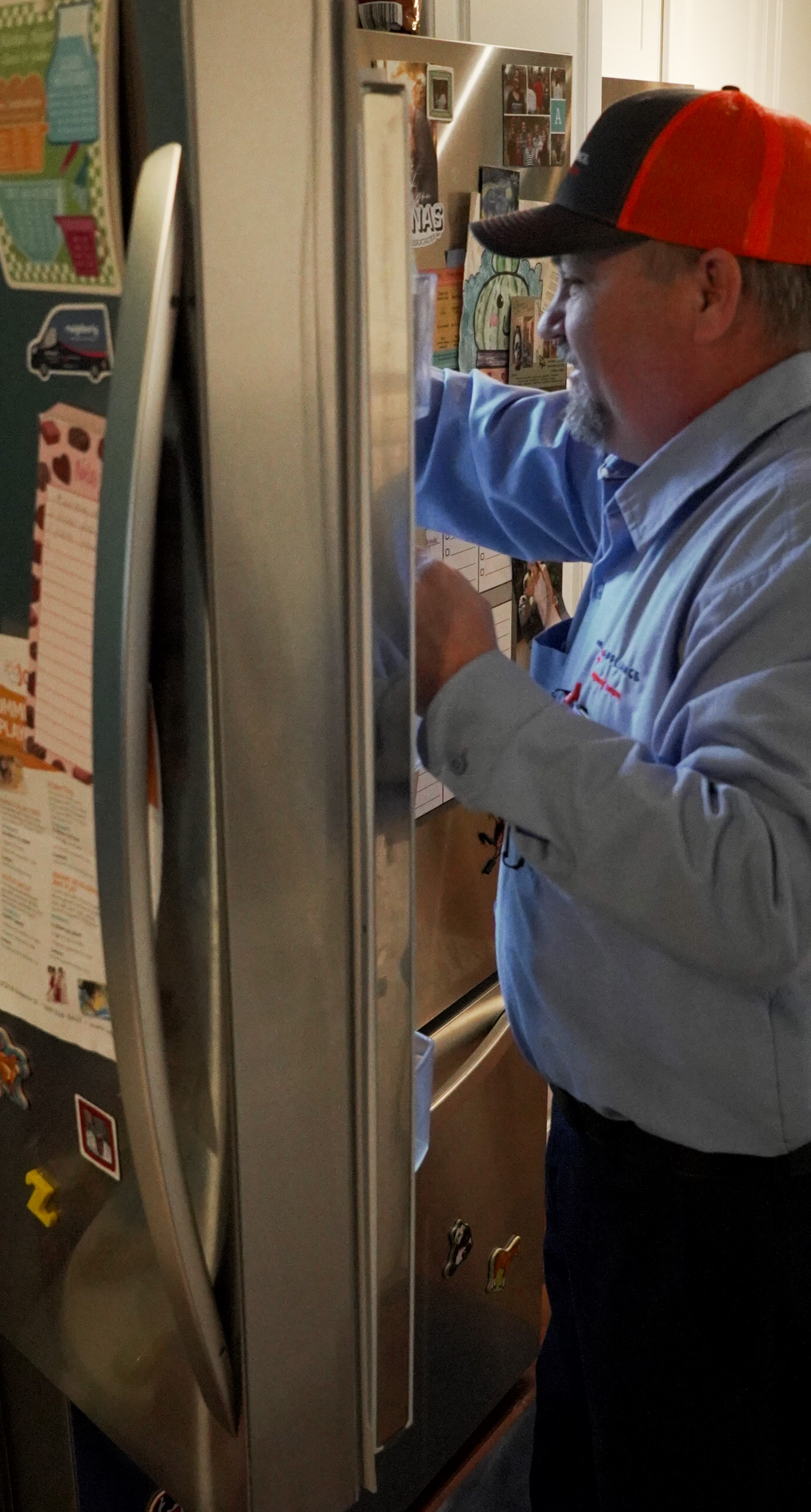 Mr. Appliance of Spokane Valley Servicing a Refrigerator in Medical Lake - Mr. Appliance of Spokane Valley Appliance Repair in Spokane Valle