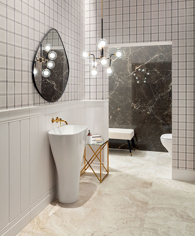 Modern European Tile & Cabinets - Studio Design