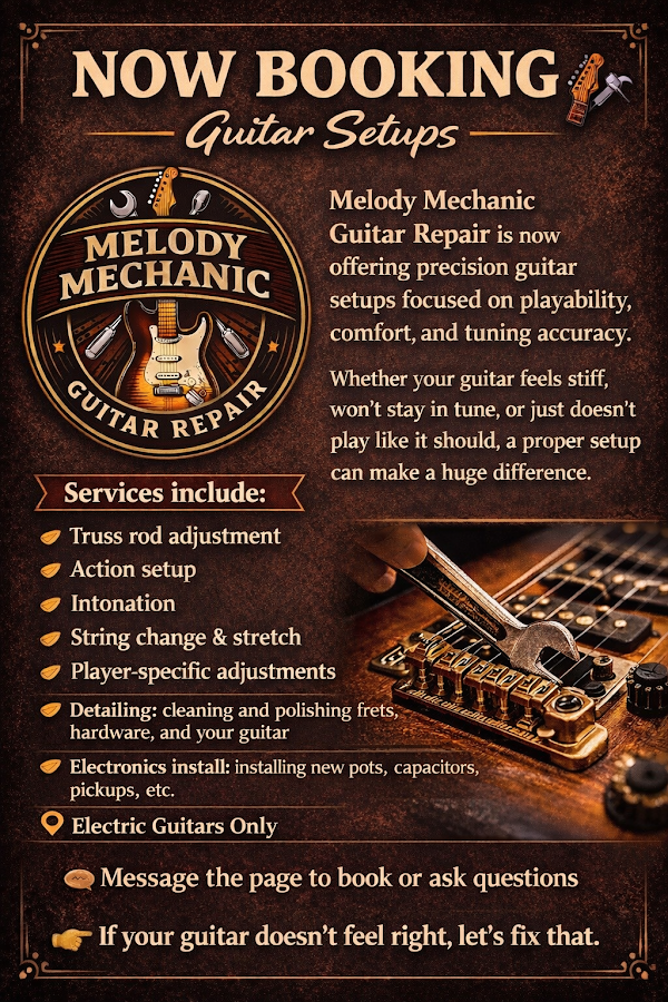 Melody Mechanic Guitar Repair