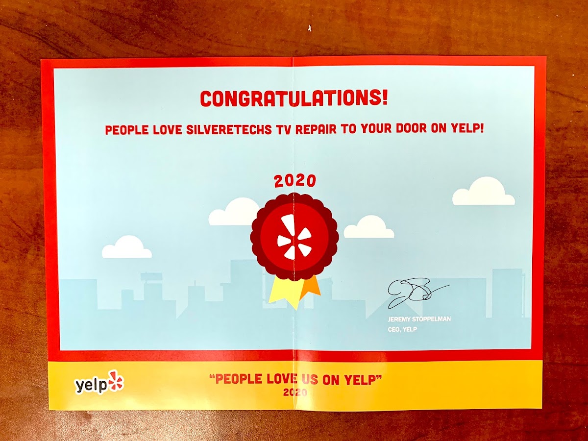 SilverEtechs Tv Repair To Your Door