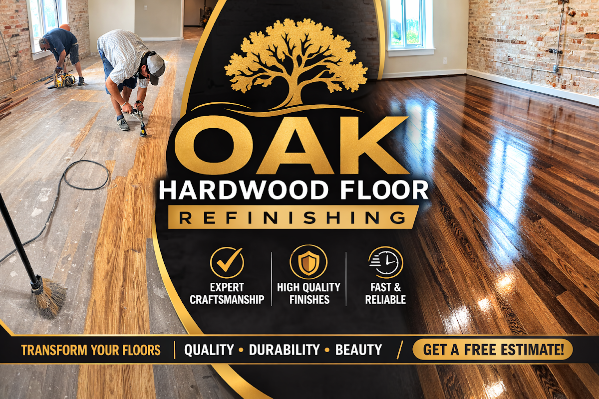 Oak Hardwood Floor Refinishing