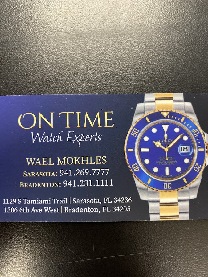 On Time Watch Experts - On Time Watch Experts Jewelry Repair in Sarasota, FL photo