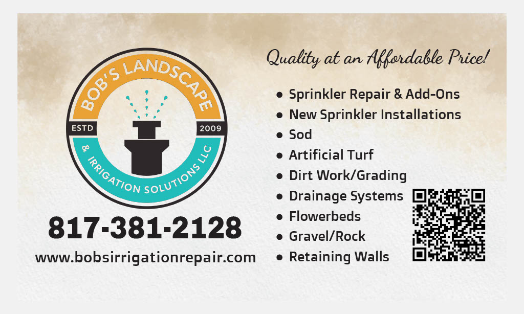 Bob's Landscape and Irrigation Solutions LLC - Bob's Landscape and Irrigation Solutions LLC Sprinkler Repair in Fort Worth, TX photo