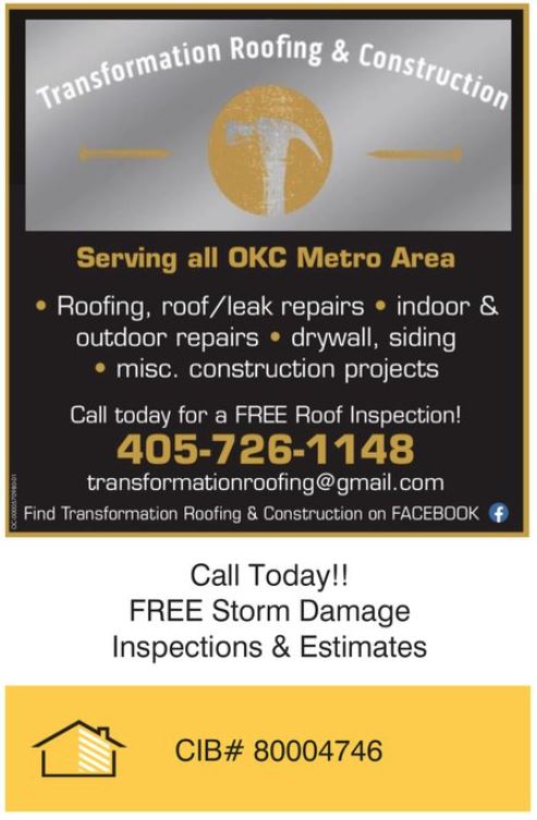 Transformation Roofing & Construction