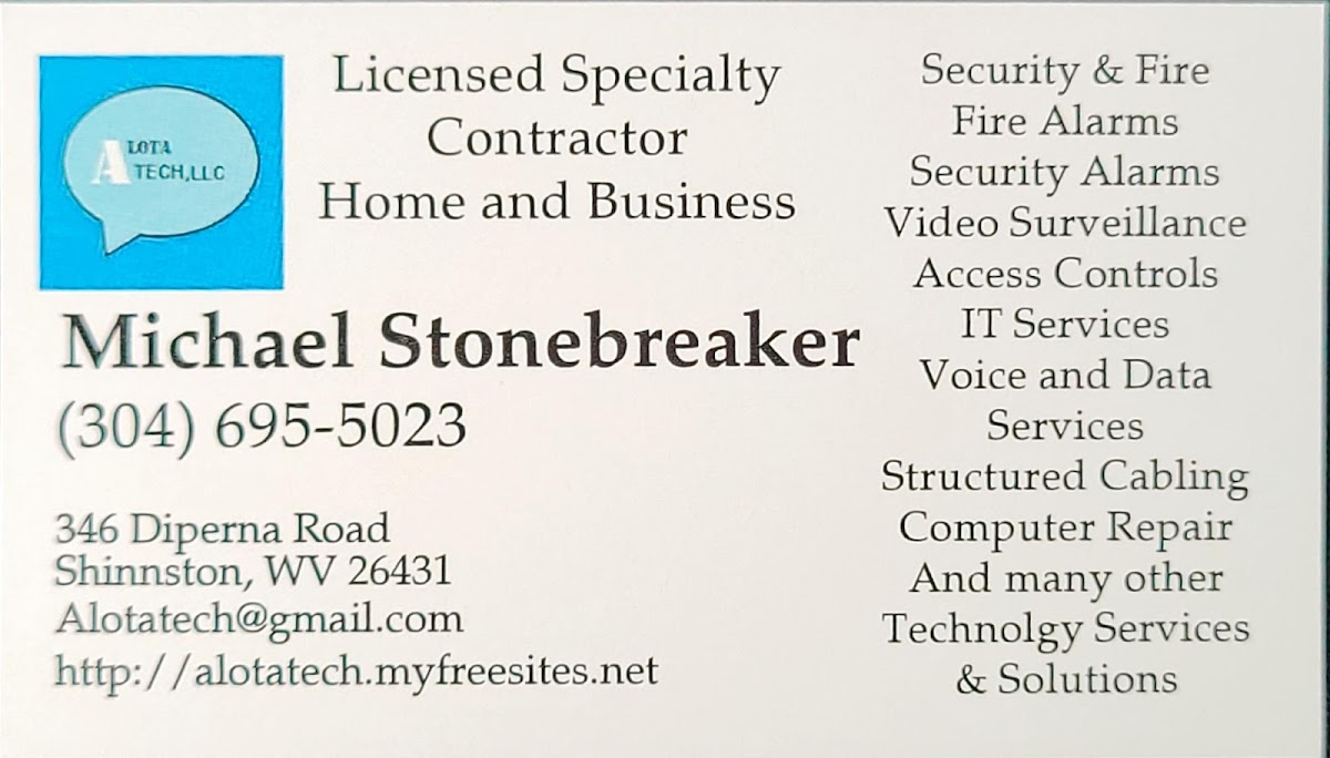 Alotatech, LLC. Security and Fire