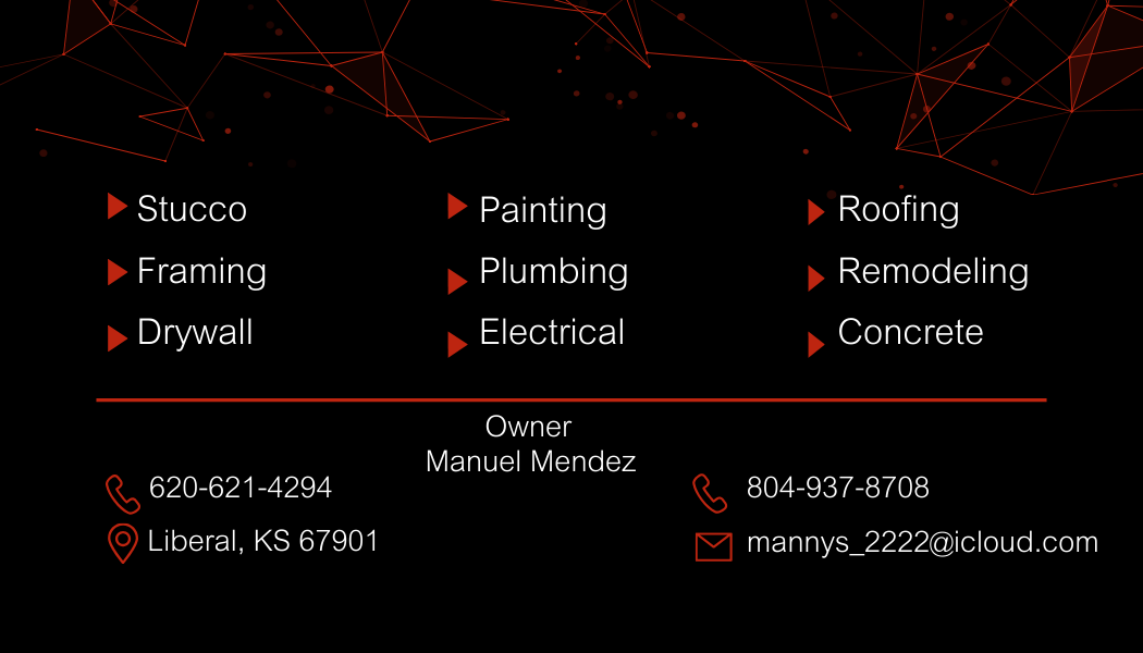 Manny's construction LLC