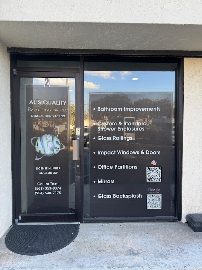 Al's Quality Frameless Shower Doors