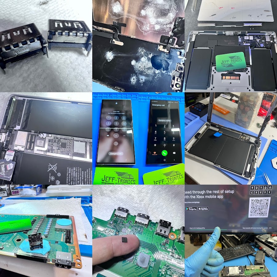 Jeff-Tronics Repairs - Phones, Tablets, Xbox Playstation PS4 PS5 Nintendo, & More