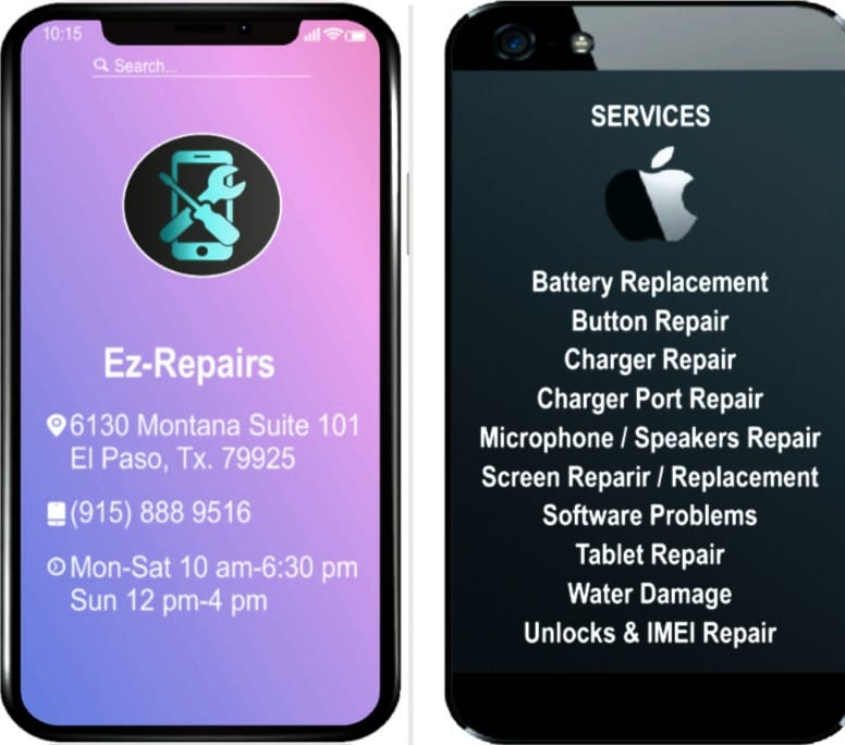 EZ REPAIRS CELLPHONES REPAIR