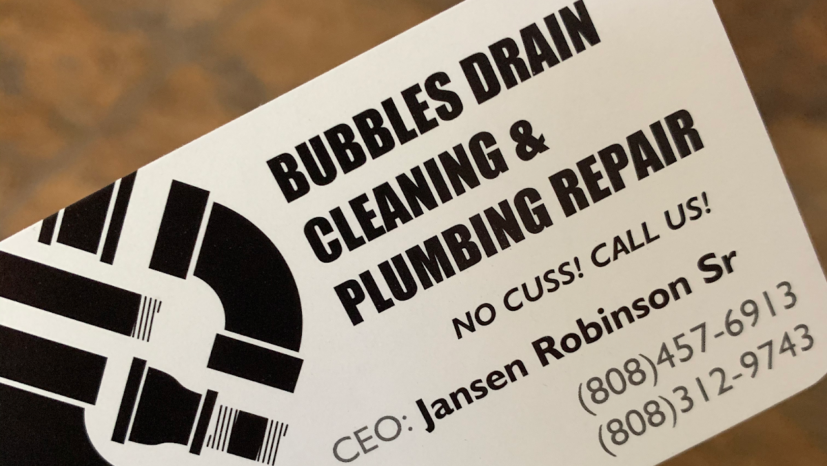 Bubbles Drain Cleaning & Plumbing Repair LLC