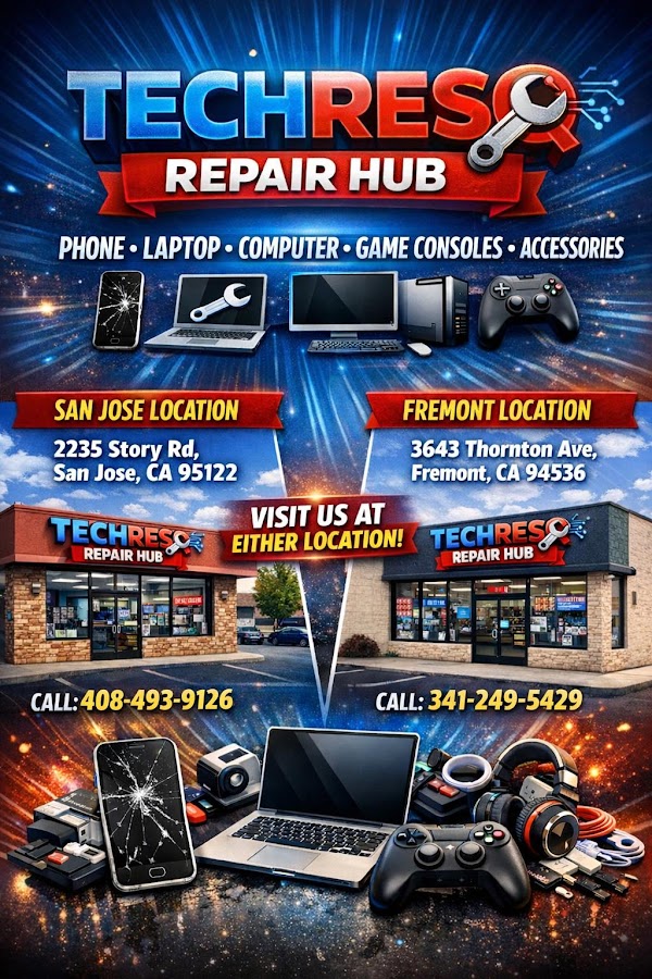 TechresQ - Phone Repair / Reparación de teléfonos / Gaming Console Repair / Laptop/Computer Repair