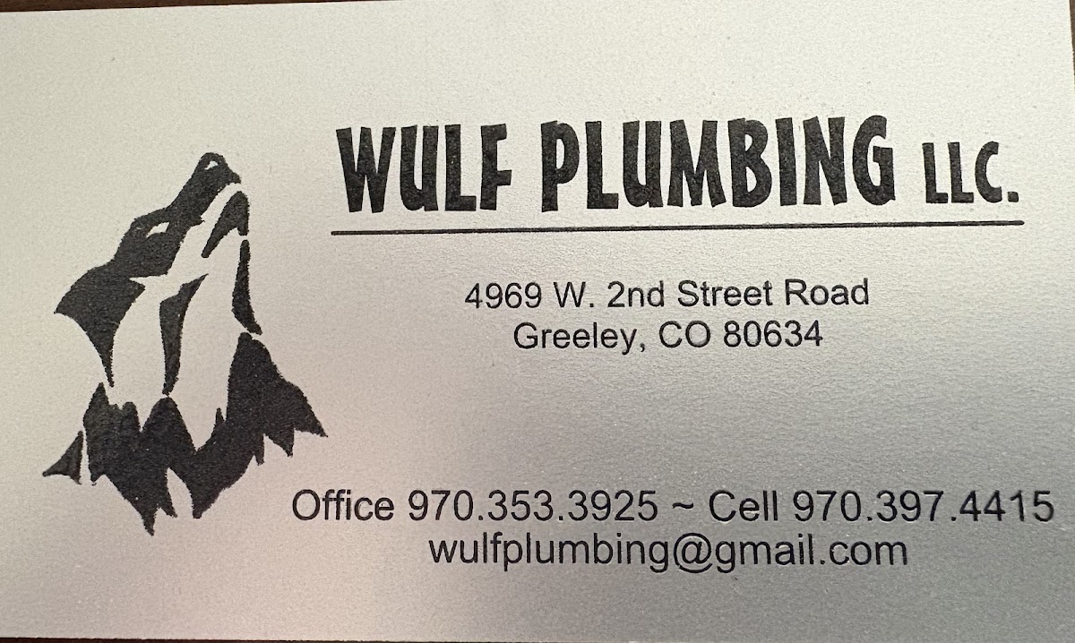 Wulf Plumbing - Wulf Plumbing Drain Cleaning in Greeley, CO photo