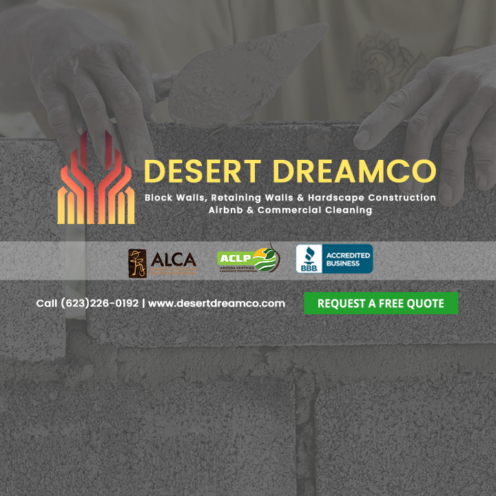 Desert Dreamco, Retaining & Brick Walls