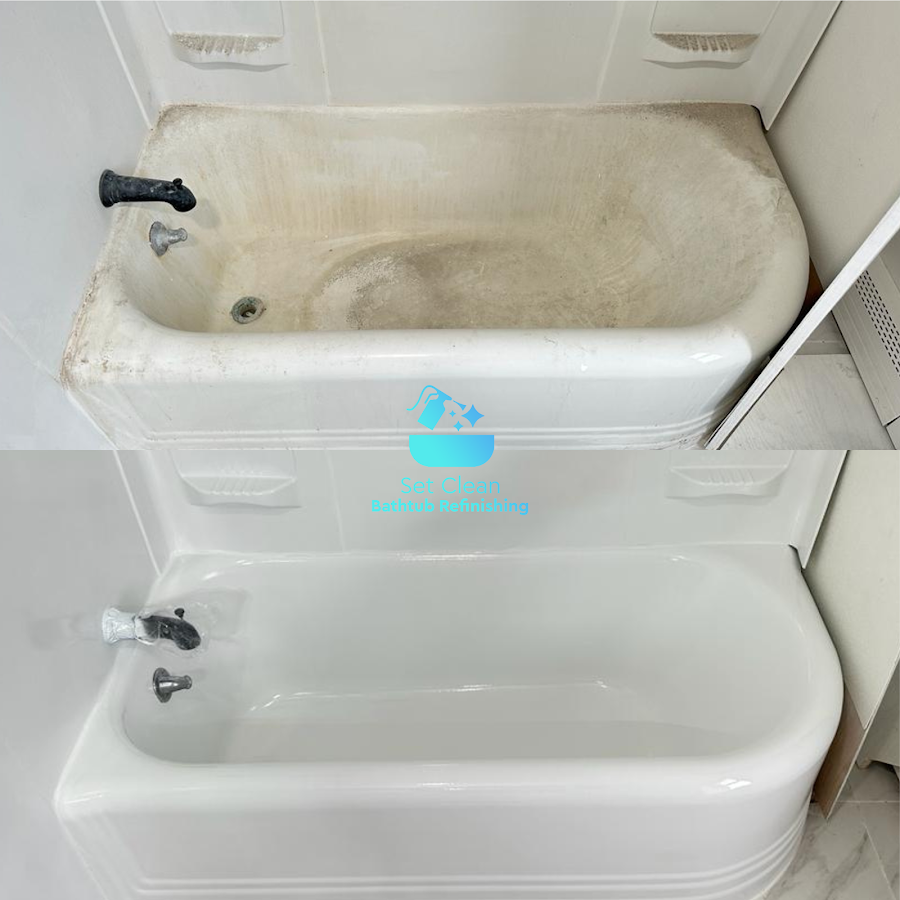 Set Clean Bathtub Refinishing and Paiting